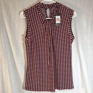 Tommy Hilfiger Heart Knot-Neck Sleeveless Top